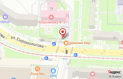 Киоск по продаже фруктов и овощей в Кировском районе на карте