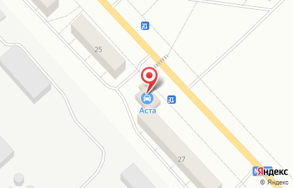 Магазин автозапчастей Аста на Московском шоссе на карте