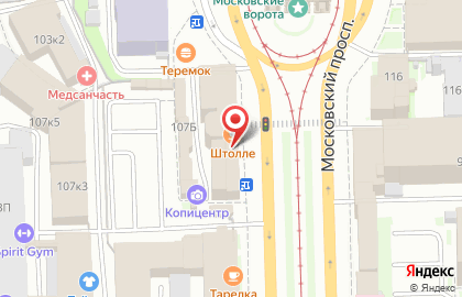 СберБанк России на Московском проспекте, 107 на карте