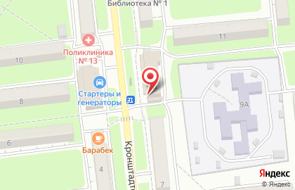 Профессионал на Кронштадтской улице на карте