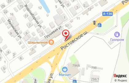 Транспортная компания ПЭК на Ростовском Шоссе на карте