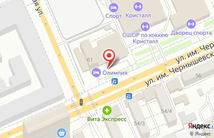 Гостиница Олимпия на карте