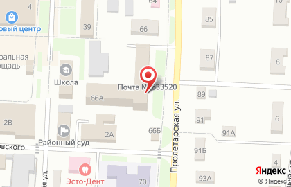 Салон красоты Популярный на Пролетарской улице на карте