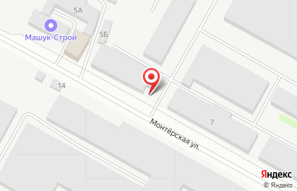 Пожарная часть №79 на Монтёрской улице на карте