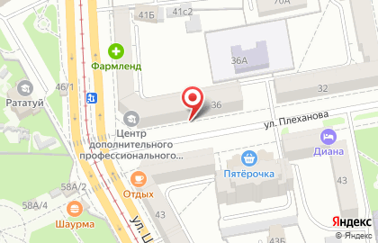 Уральский институт красоты Премиум на карте