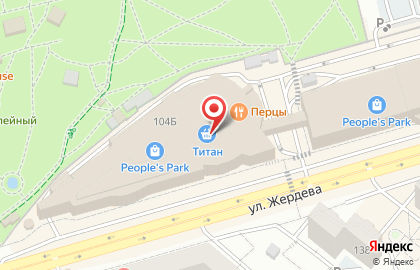 Евросеть в Октябрьском районе на карте