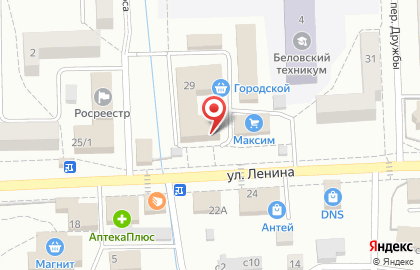 Магазин Прогресс на улице Ленина на карте