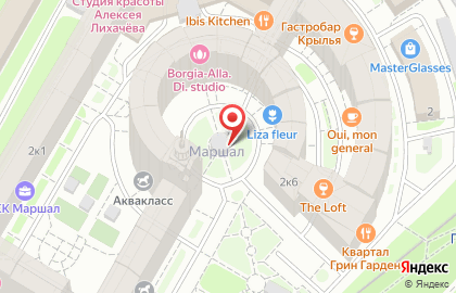 Мастерская Ланы Мильковской на улице Маршала Рыбалко на карте