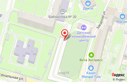 Автостоянка на ул. Максима Горького, 14в/1 на карте