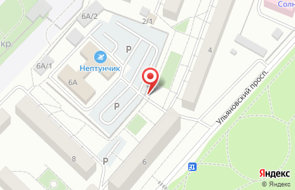 Автостоянка в Красноярске на карте