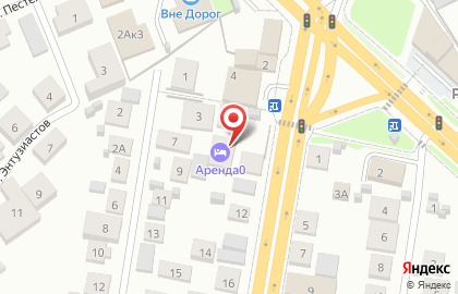 Компания по аренде коттеджей на карте