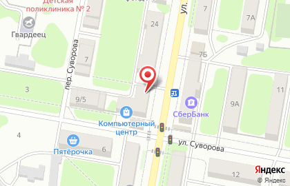 Мастер ключ в Узловой на карте