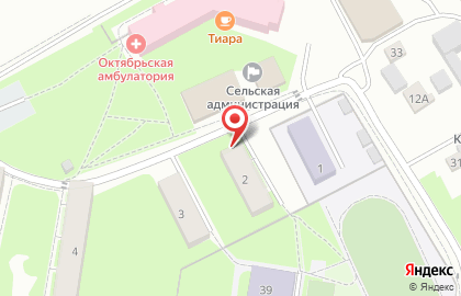 Октябрьский на карте