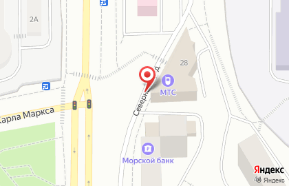 Салон продаж МТС на улице Карла Маркса на карте