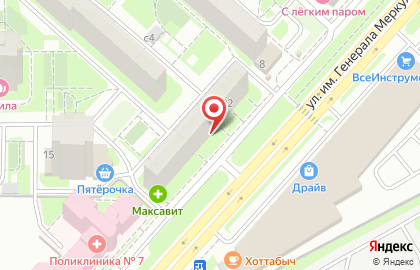 Центр недвижимости в Октябрьском районе на карте
