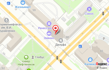 Первый эмиграционно-визовый центр на карте