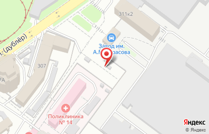 Киоск по продаже мяса птицы на Ново-Садовой улице на карте