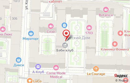 Центр раннего развития Бэби-Клуб в Центральном районе на карте