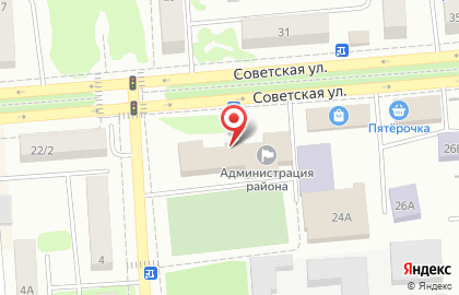 Городской совет депутатов на Советской улице на карте