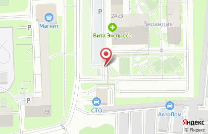 Автостоянка Аврора на карте