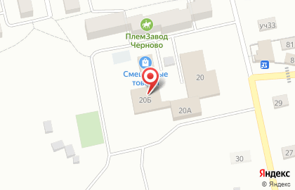 Племзавод Черново на карте
