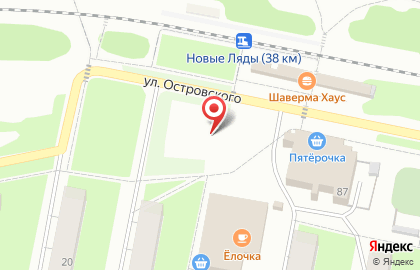 Киоск по продаже мясной продукции в Свердловском районе на карте