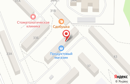 Продуктовый магазин в Иркутске на карте