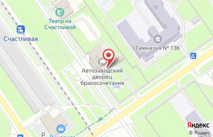 Указатель системы городского ориентирования №6414 по ул.Дьяконова, д.1в р на карте