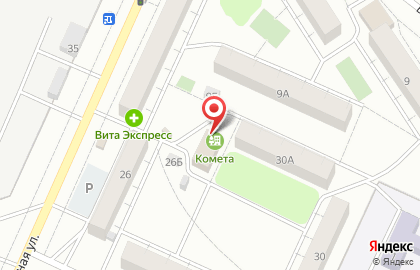 Детско-подростковый клуб Комета на Вокзальной улице на карте