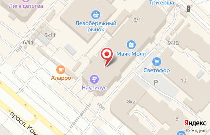 Салон сотовой связи Подключись на проспекте Комарова на карте