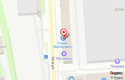 Магазин Строй-Инструмент на улица Телегина на карте