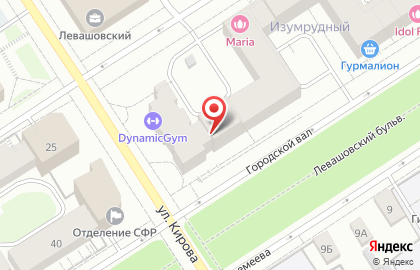 Спортивный зал Dynamic gym на карте