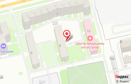 Общежитие Чебоксарский техникум транспортных и строительных технологий в Чебоксарах на карте
