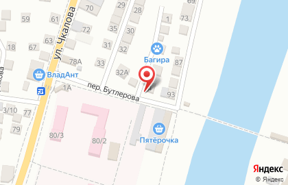 Киоск по продаже хлебобулочных изделий, Трусовский район на карте