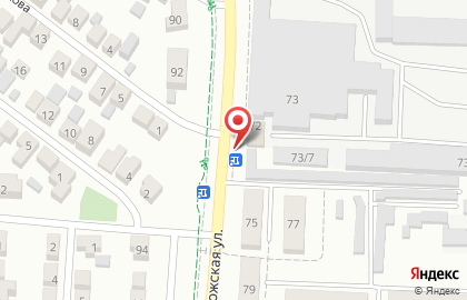 Сауна Бриз на Острогожской улице на карте