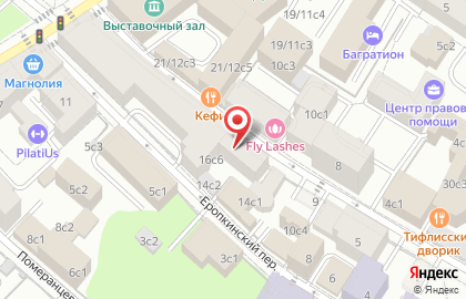 Мир Круизов в Мансуровском переулке на карте