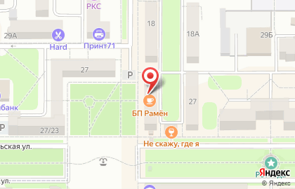 Пятёрочка в Новомосковске на карте