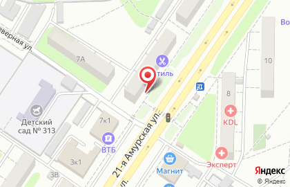 Торговая компания Упаковка град на 21-ой Амурской улице на карте