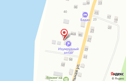База отдыха Изумрудный Алтай на карте