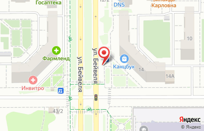 Магазин полуфабрикатов Уральская метелица в Курчатовском районе на карте