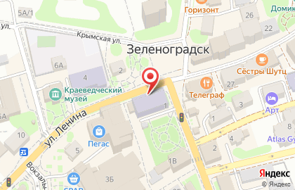 Архив администрации муниципального образования Зеленоградский городской округ на карте