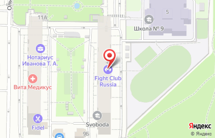 Клуб единоборств THAI FIGHT RUSSIA & MMA на карте