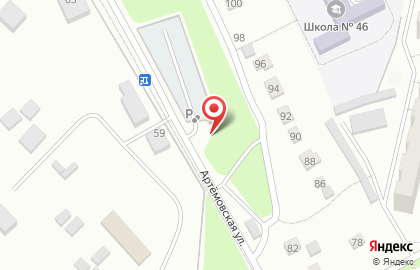 Автостоянка в Хабаровске на карте