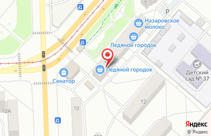 Супермаркет Ледяной городок в Красноярске на карте