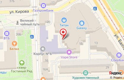 Ателье в Советском районе на карте