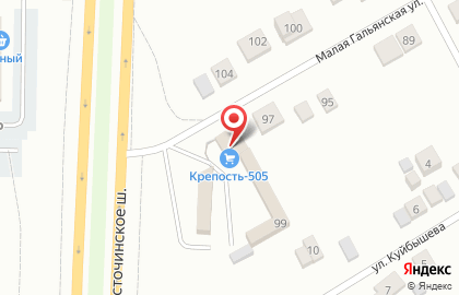 Торгово-строительная компания Крепость-505 на карте