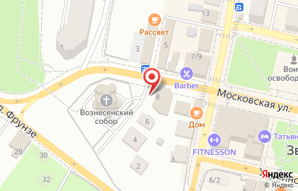 Бухен Хауз на Московской улице на карте