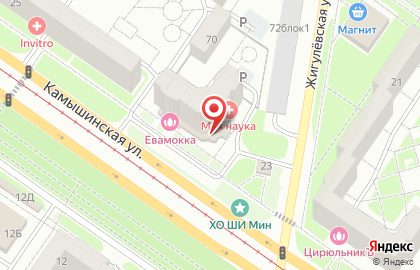 Ломбард Наличные на Камышинской улице на карте