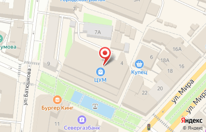 Банкомат ВТБ на Благовещенской улице на карте