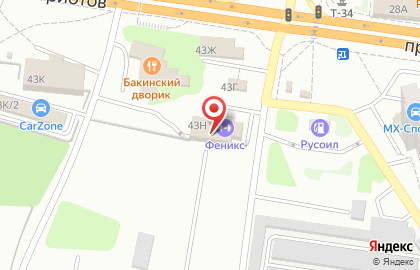 Клининговая компания Время Уборки на проспекте Патриотов на карте
